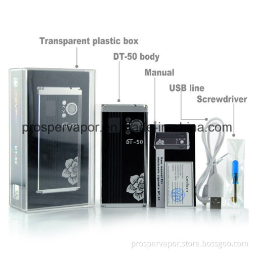 Newest 50W Mod Dovpo Dt-50 Ecigar with OLED Display Dovpo Dt 50